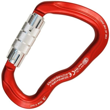 Kong Usa Asymmetric, 117.5 mm Length, 26 mm Gate Opening, Aluminum Alloy, Red/Polished/Polished 778MG0RPPKK